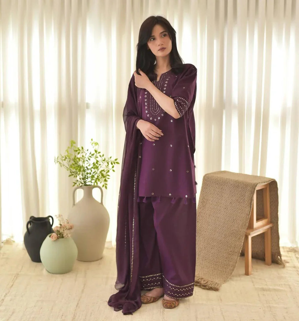 WINTER PURPLE AURA 3PC