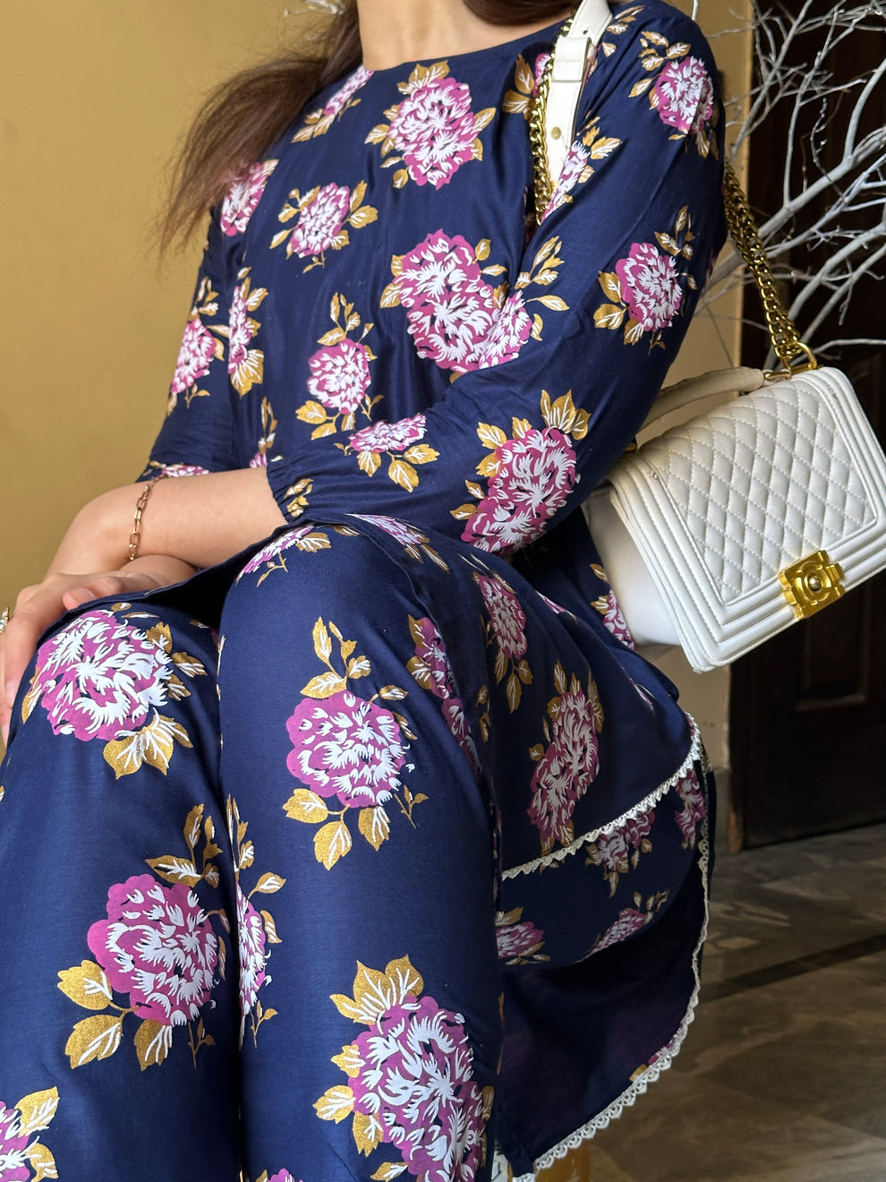 Floral Grace – Flower Printed 2PC Set