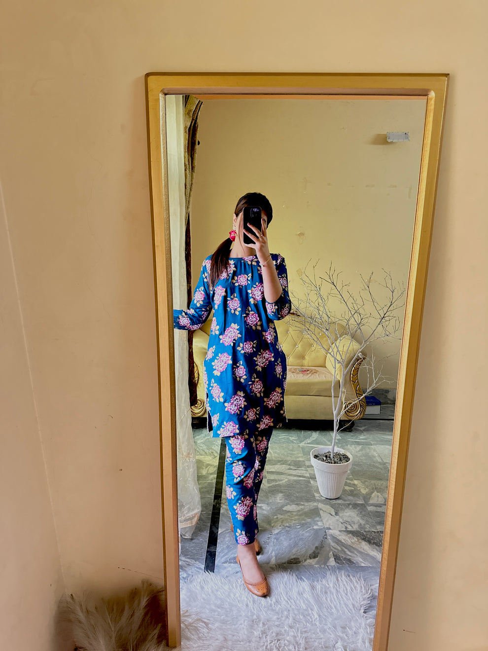 Floral Grace – Flower Printed 2PC Set