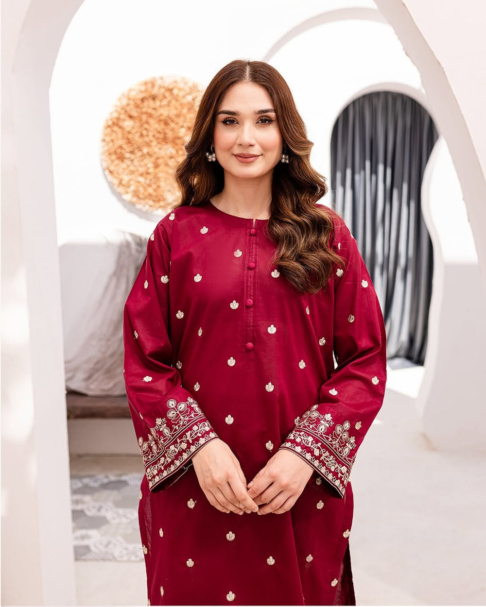 YASHMINE EMB 2Pc