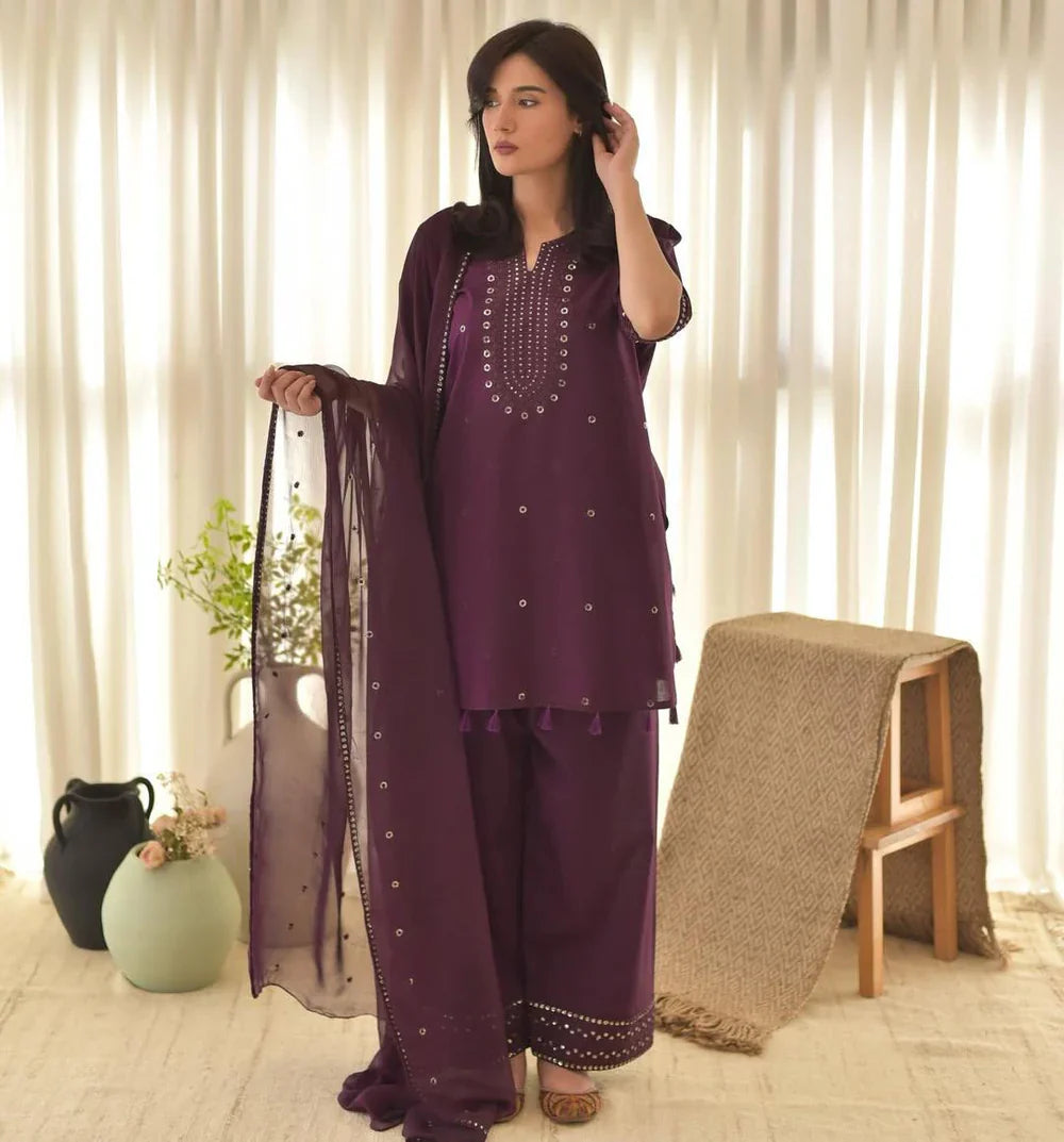 WINTER PURPLE AURA 3PC