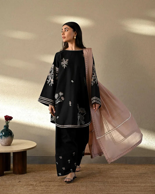 ZAIB LUXURY CO-ORD 2PC SET WITH FARSHI SHALWAR