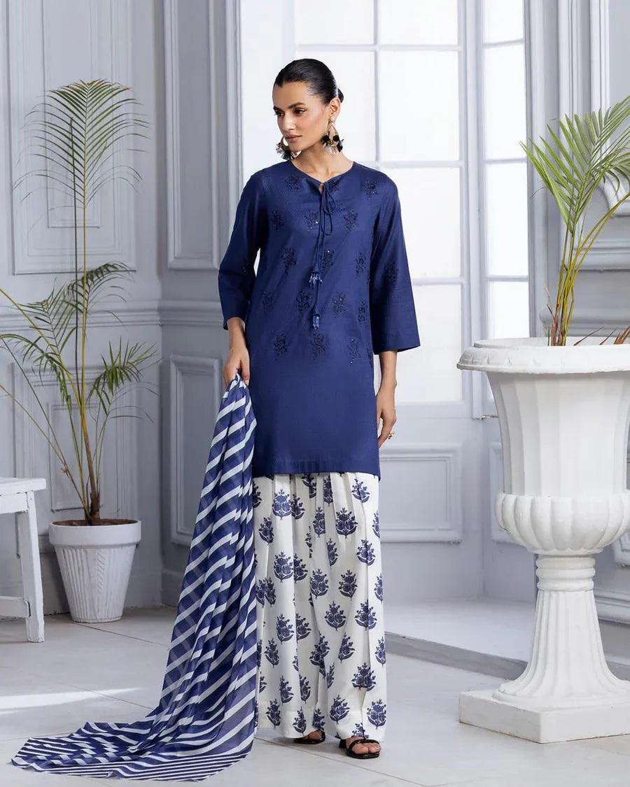 BLUE BLOOM LAWN 3PC