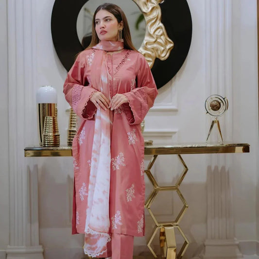 HORIYA LAWN CO-ORD SET 2Pc