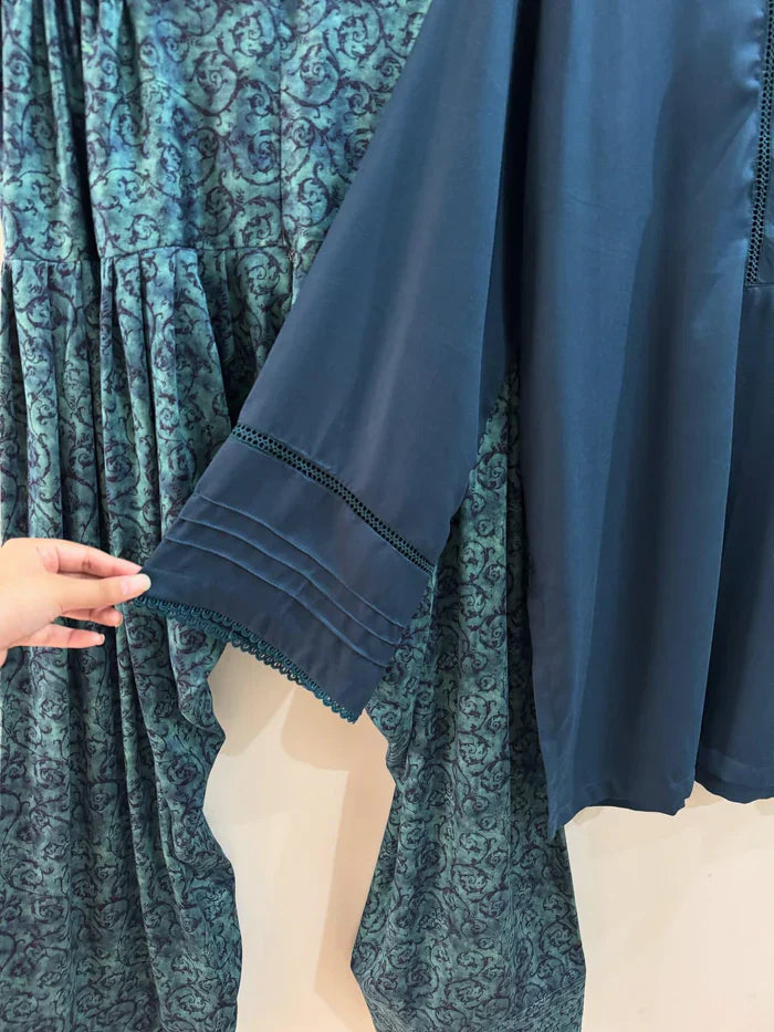 BLUE  SET ( FARSHI SHALWAR )