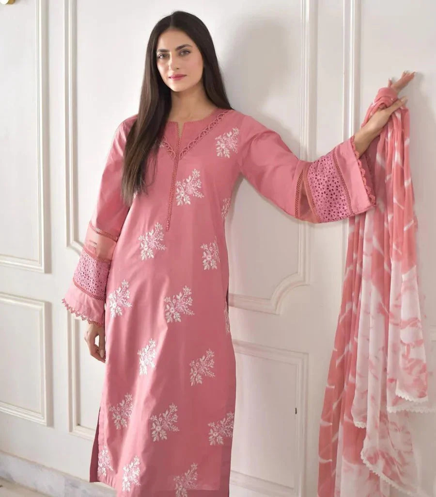HORIYA LAWN CO-ORD SET 2Pc