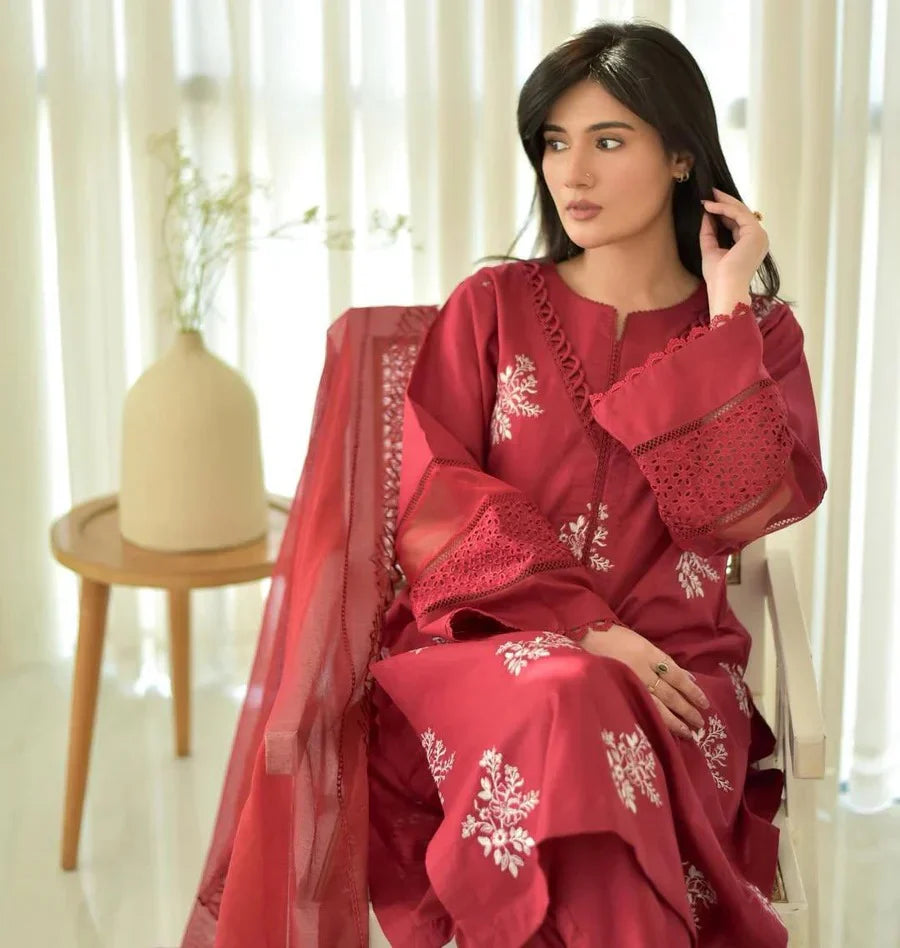 HORIYA LAWN CO-ORD SET 2Pc